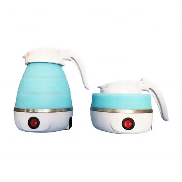 High quality portable foldable electric kettle, household foldable travel kettle