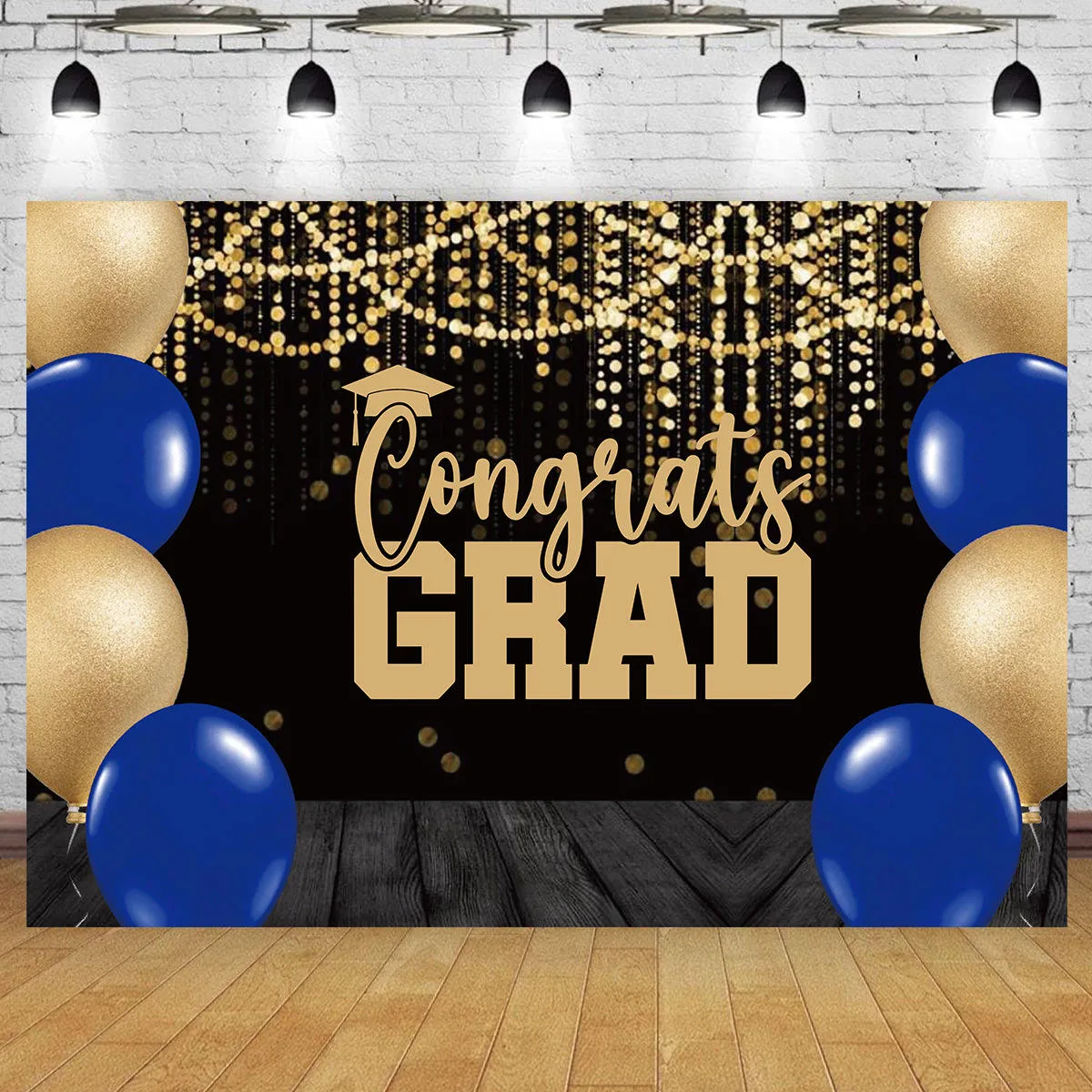 2025 Graduation Season Banner Congratulations Graduate Party Photos Background Cloth Wholesale Party Decorations