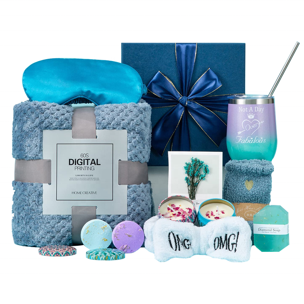 Relaxing Gift Tumbler Encouragement Basket Box for Early Recovery Women's Spa Self Care Set Popular Souvenir Gift Set