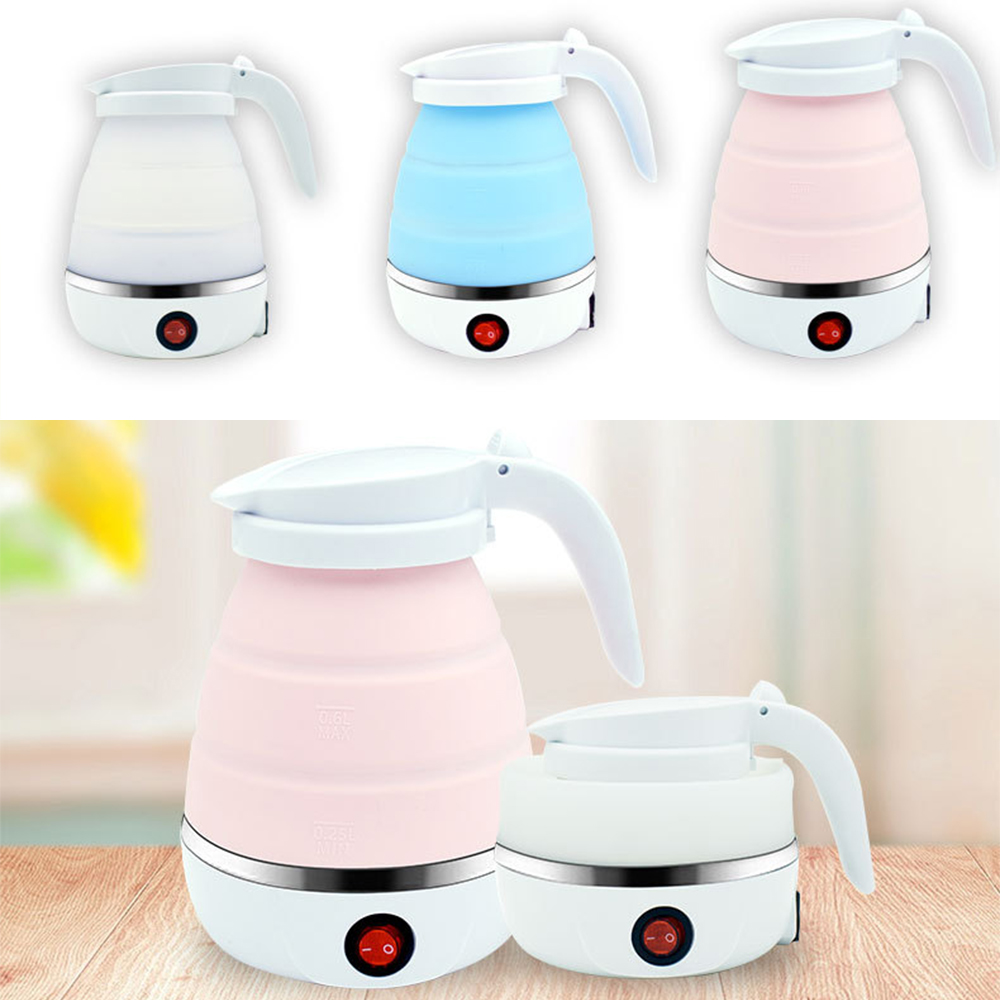 Mini travel outdoor kettle, mini folding kettle, portable electric silicone kettle, cross-border expansion and contraction