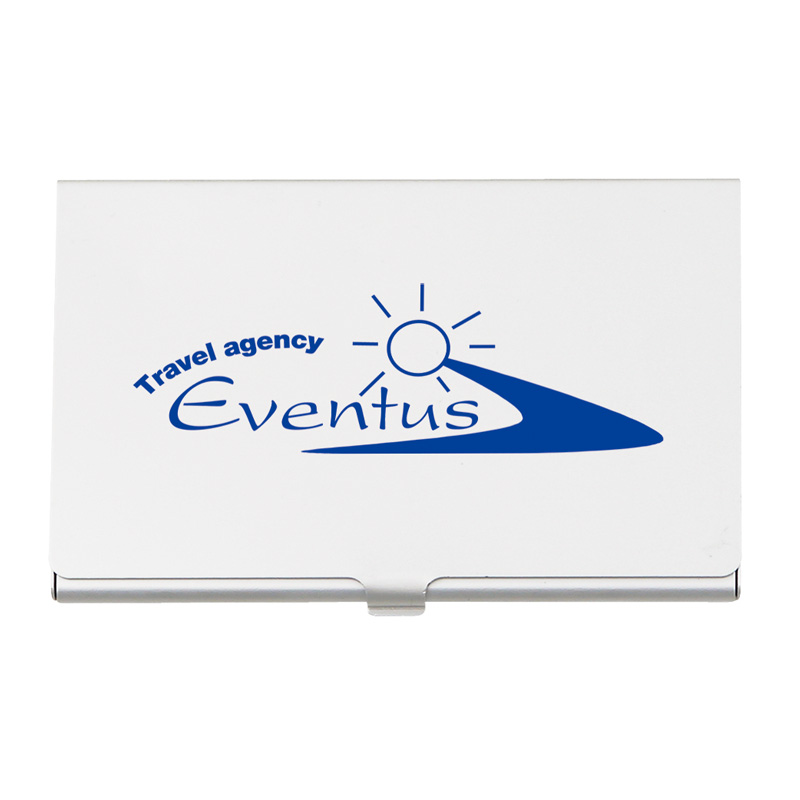 Aluminum business card box