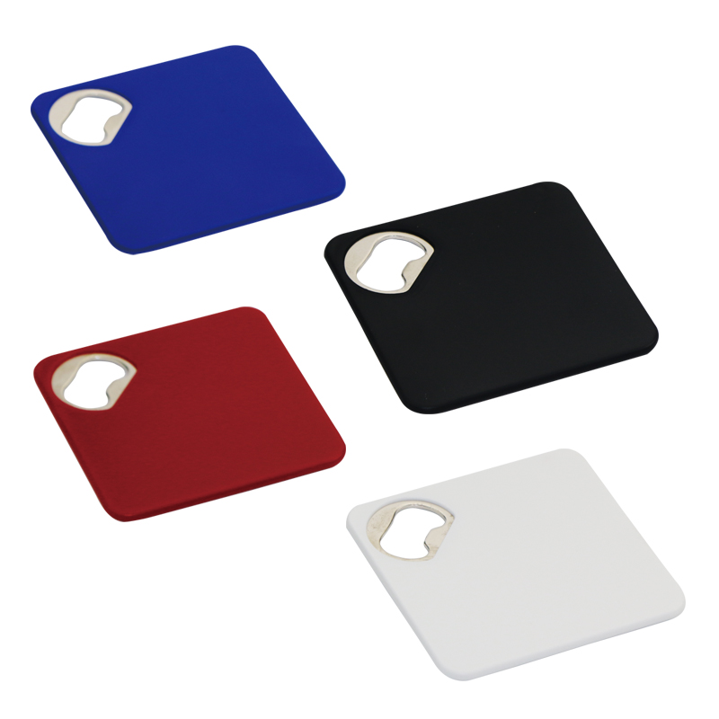 Bottle opener coaster
