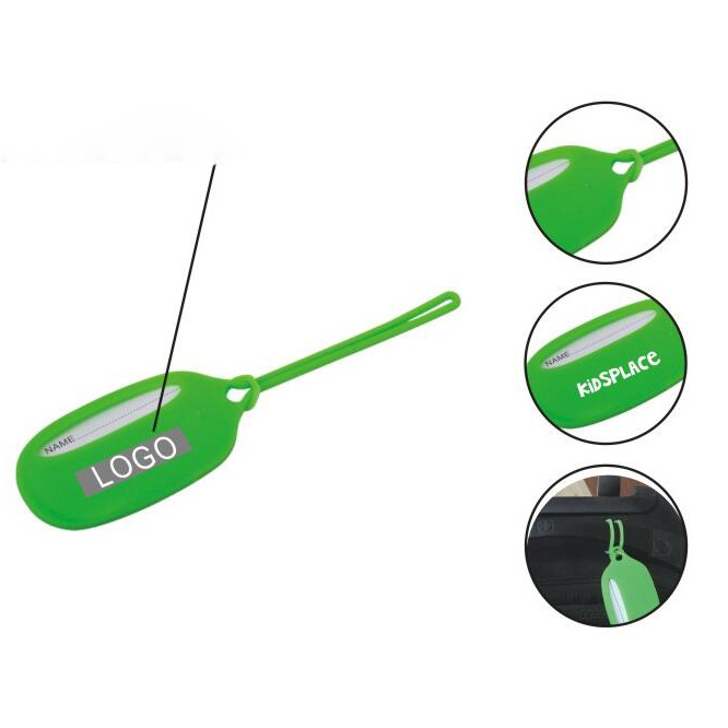 Silicone luggage tag