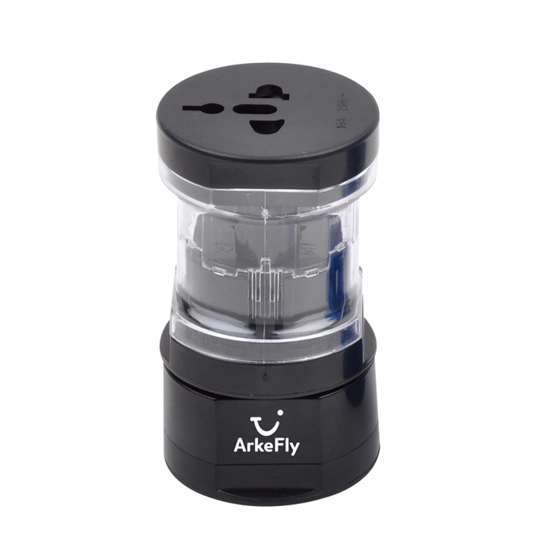 Cylindrical Multinational Universal Adapter