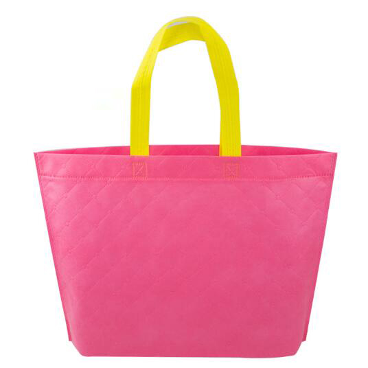 Checkered two-color handbag