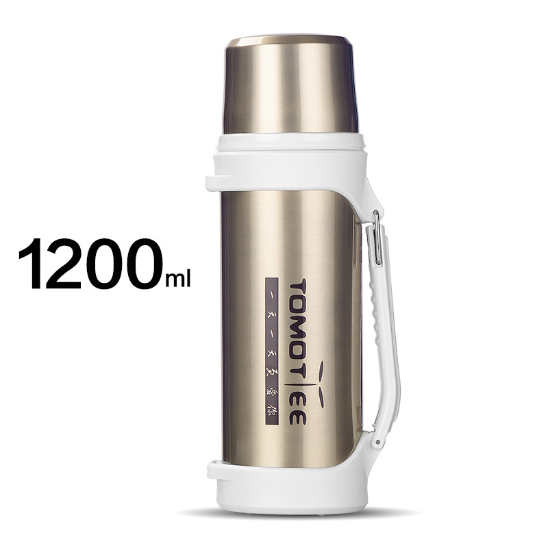 High vacuum travel thermos