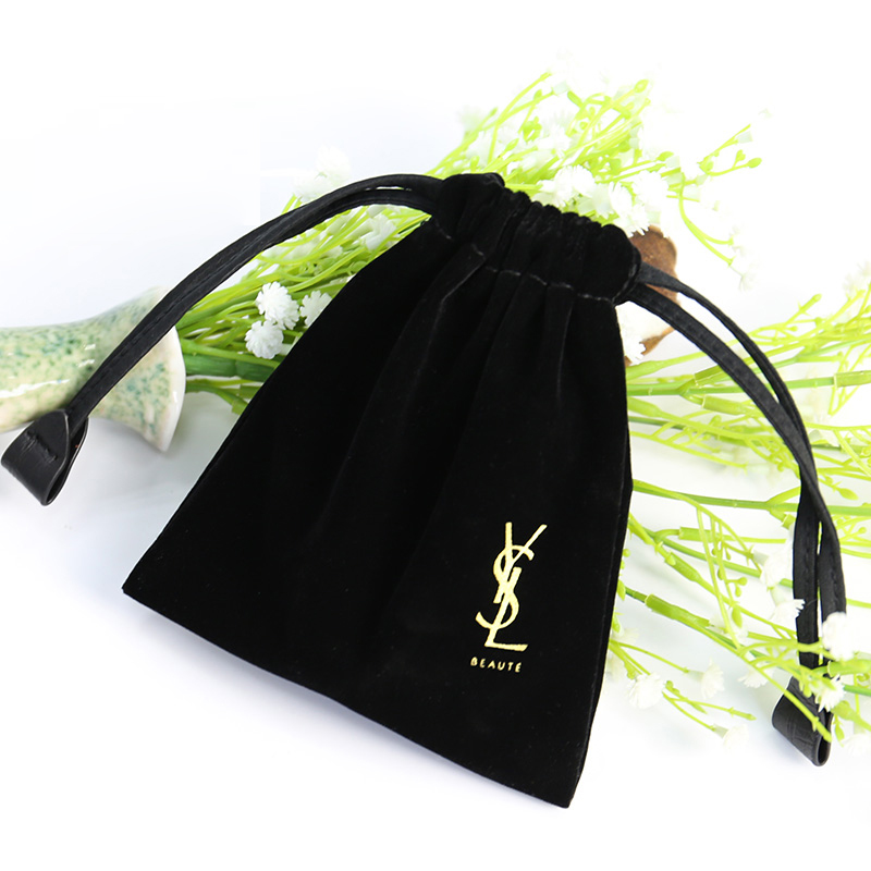 Flocked drawstring