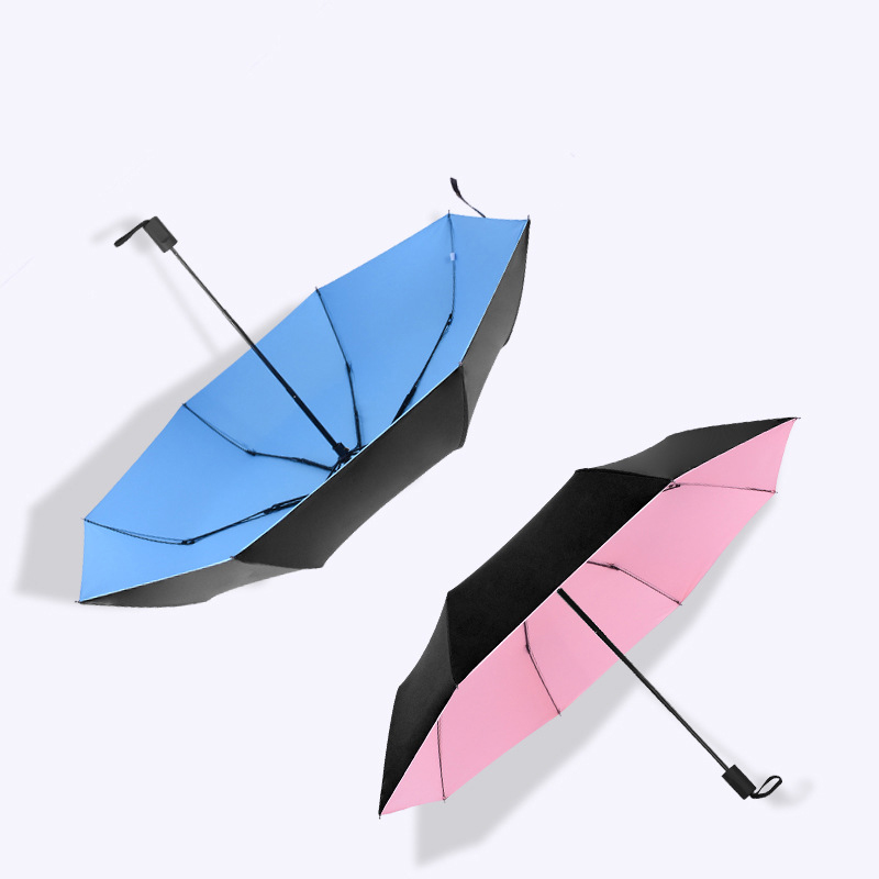 Folding creativity for both sunny and rainy umbrellas