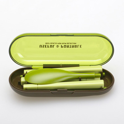 Spoon, fork, chopsticks, 3-piece set