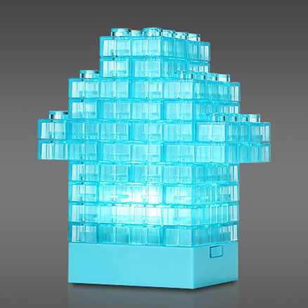 Building block cabin lamp