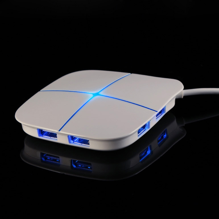 Multifunctional colorful luminous HUB
