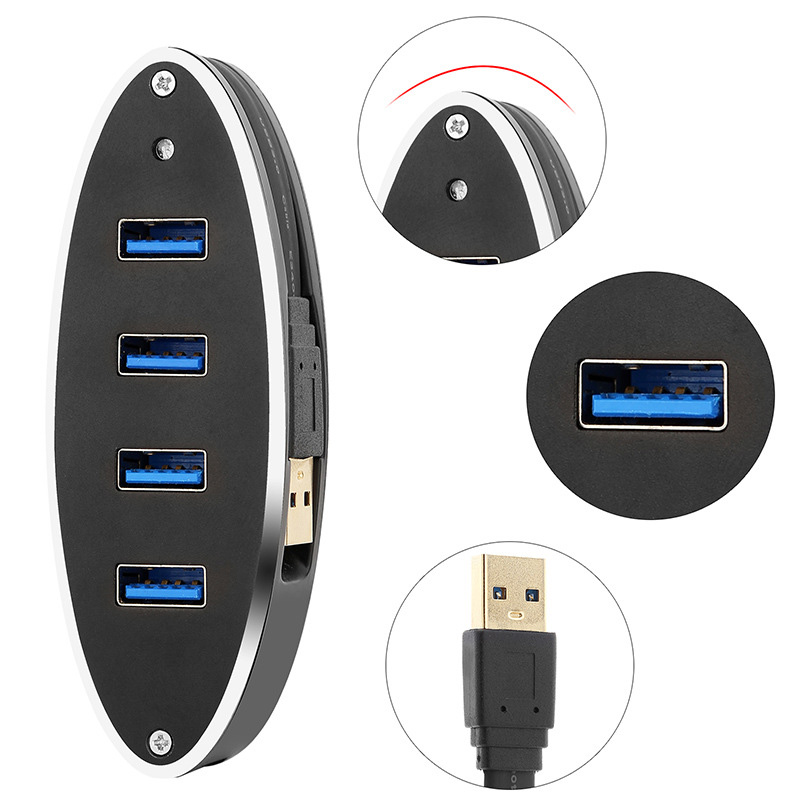 四口铝合金USB3.0数据线