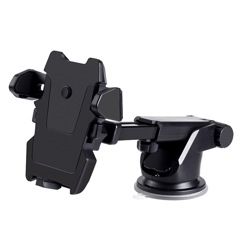 Suction cup automatic lock mobile phone holder