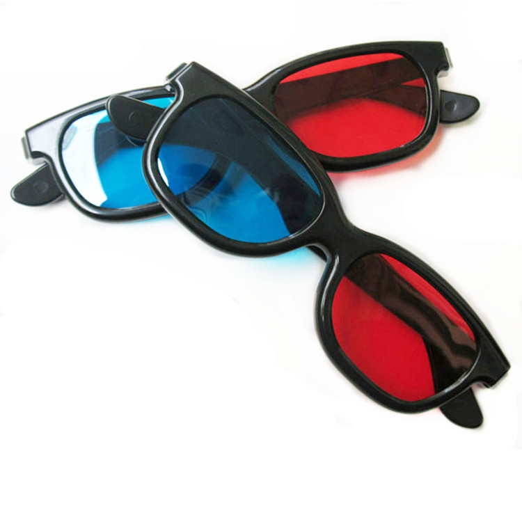 Tablet red and blue glasses 3D