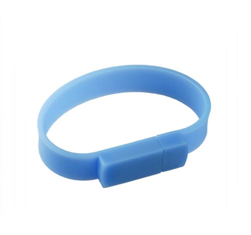 Silicone wrist strap U-disk