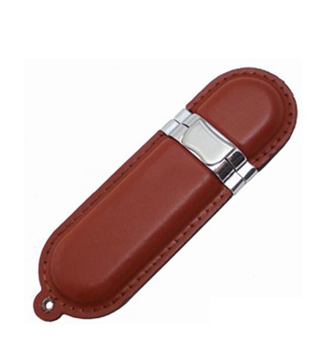 Premium leather U-disk