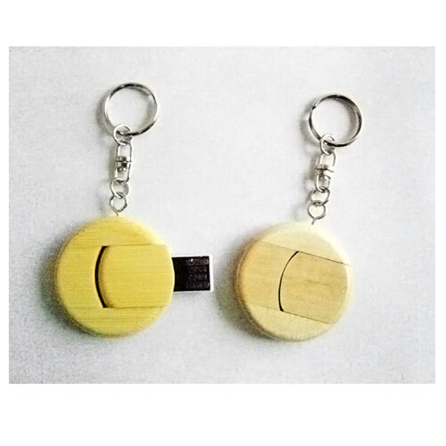 Wood circular rotating U-disk