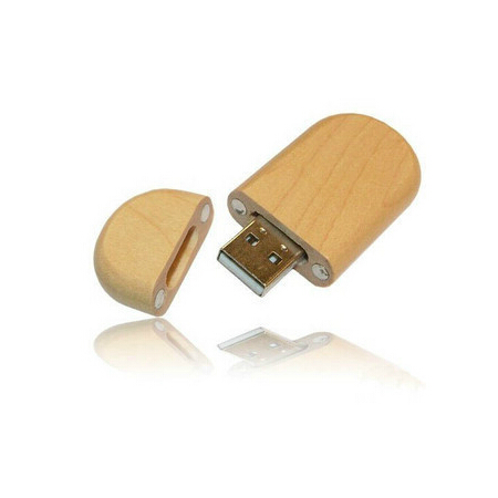 Wooden keychain U-disk