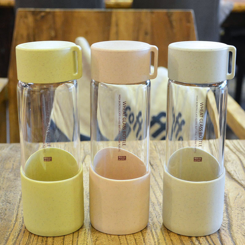 Glass water cup