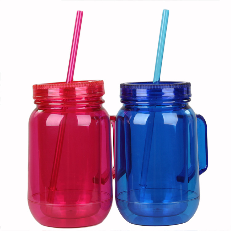 Double plastic Mason cup