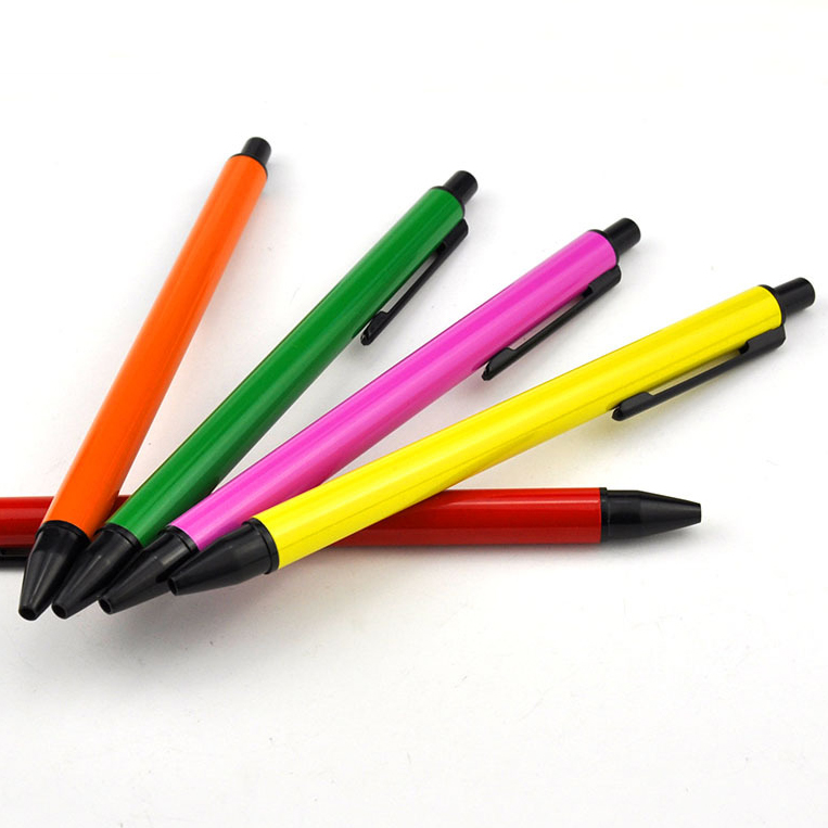 Press the ballpoint pen