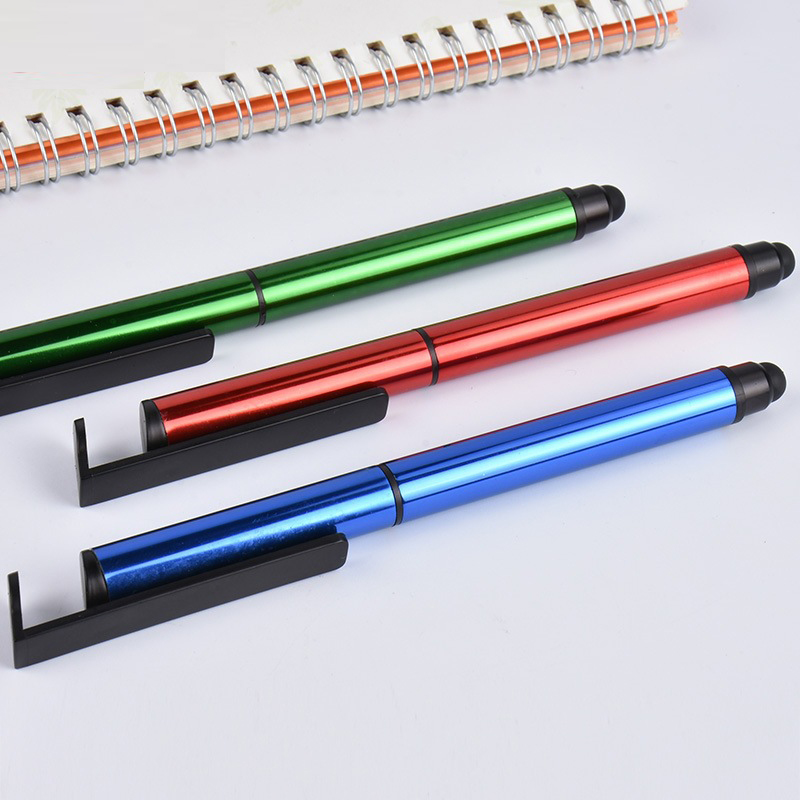 Mobile phone holder touch screen pen