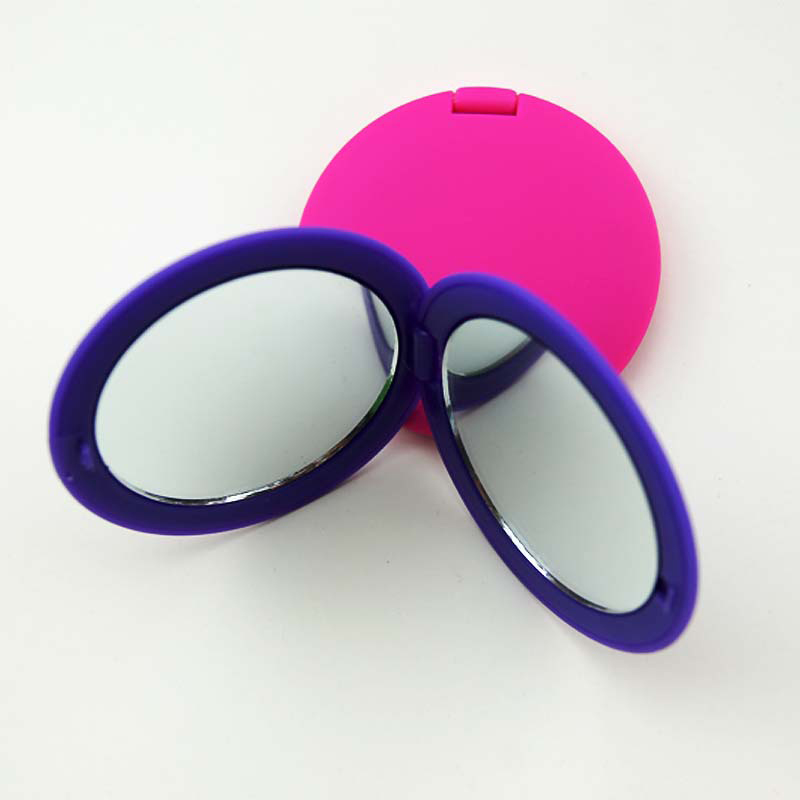 Crystal stainless steel cosmetic mirror