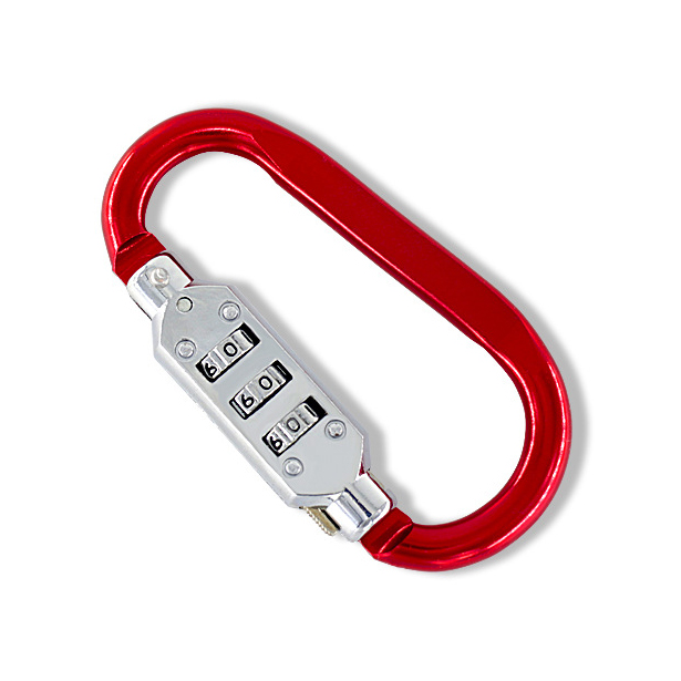 Aluminum alloy D-type nut climbing buckle