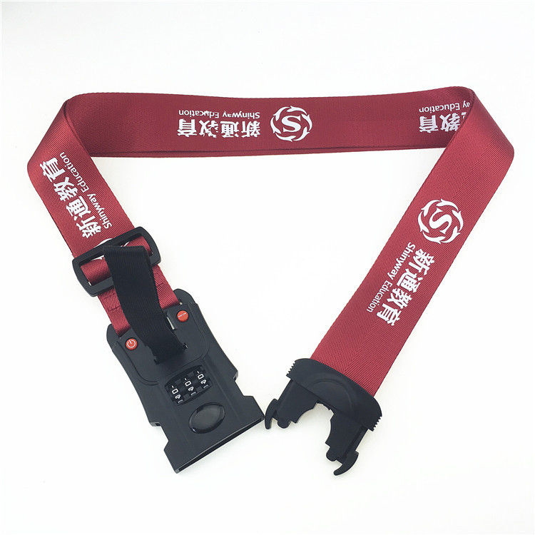 Electronic scale code lock luggage belt
