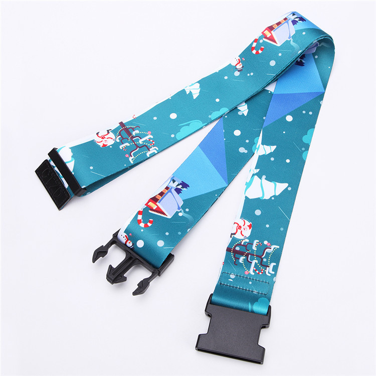 Luggage compartment strap