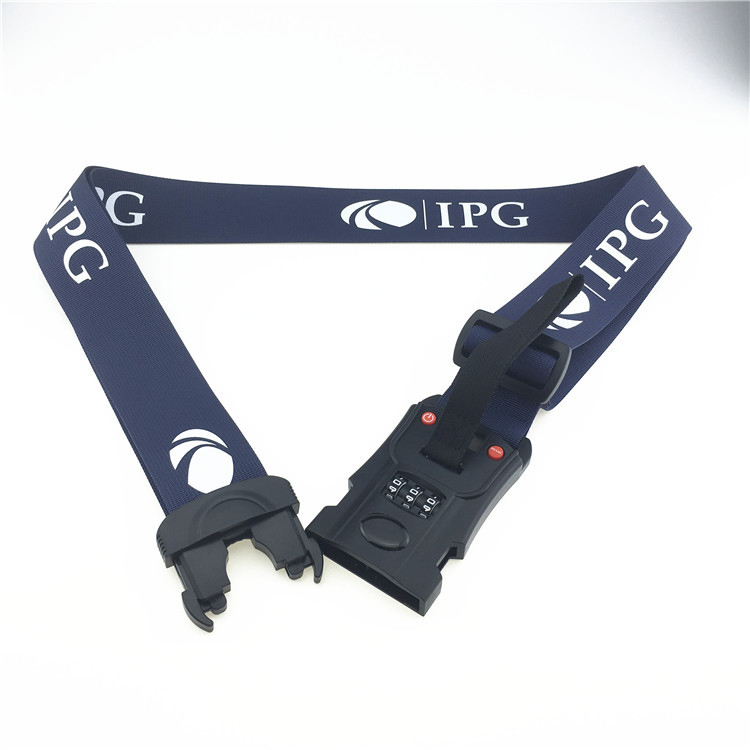Electronic scale code lock luggage belt