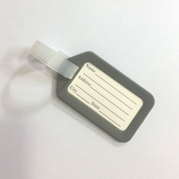 Custom made plastic aircraft luggage tags