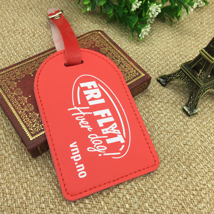 Luggage compartment tag PU luggage tag