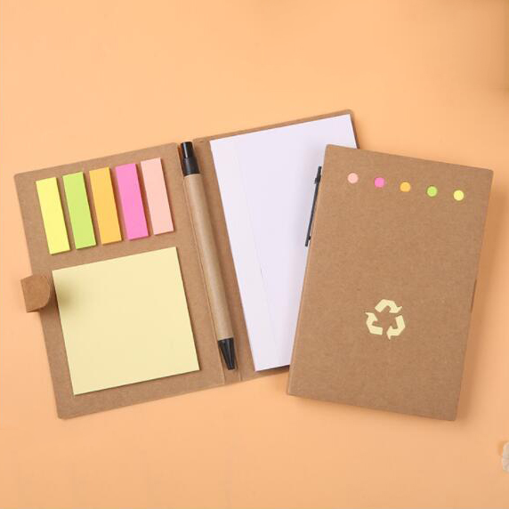 Environmentally friendly kraft paper combination notepad
