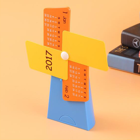 Penholder desk calendar holder