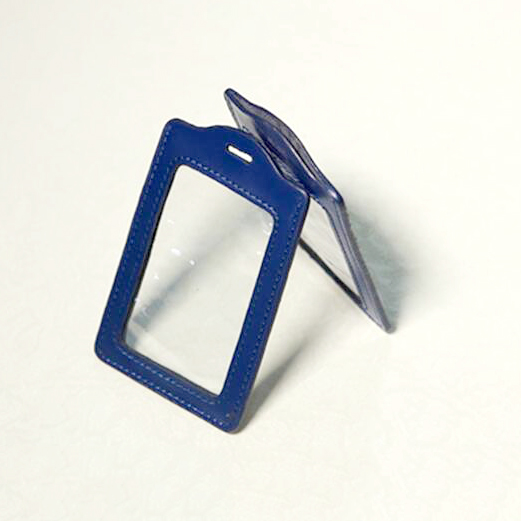 Leather double pocket clip