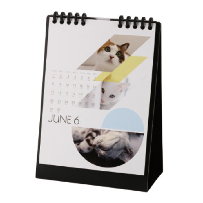 Vertical desk calendar