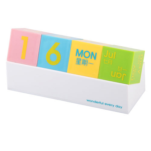 Block perpetual calendar