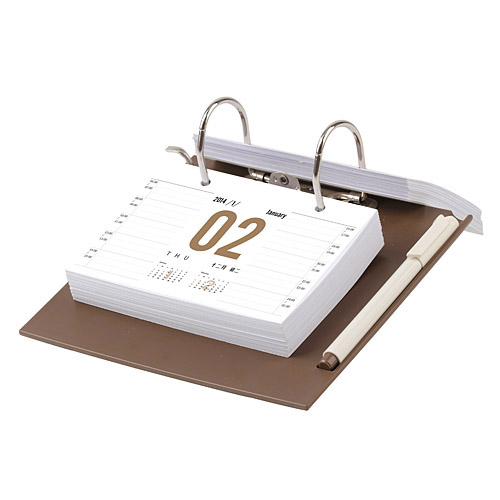 Daily plan desk calendar seat