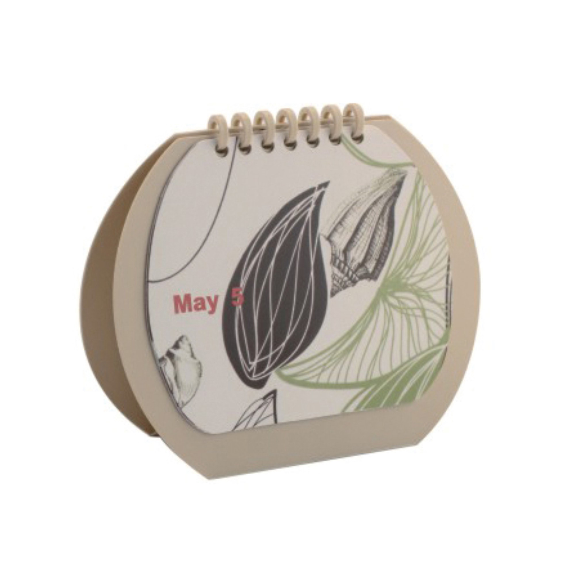 Drum type desk calendar