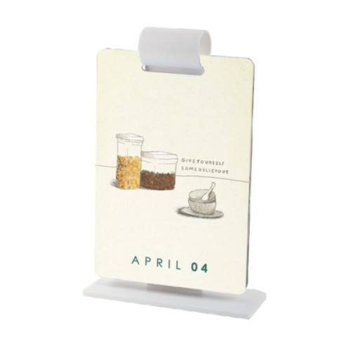 Hanging desk calendar