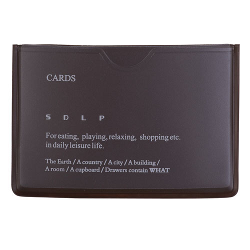 Magnetic card, business card cover
