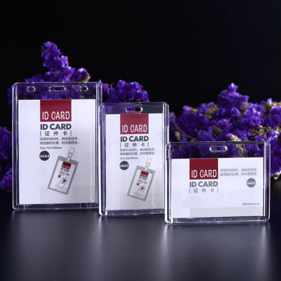B7 Large Acrylic ID Card Set