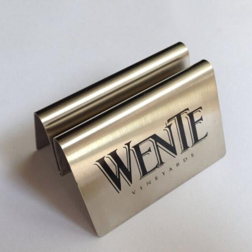 Stainless steel dining card holder dining card holder