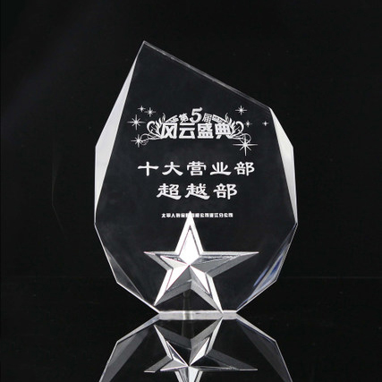 Five Star Acrylic Medal Penetration