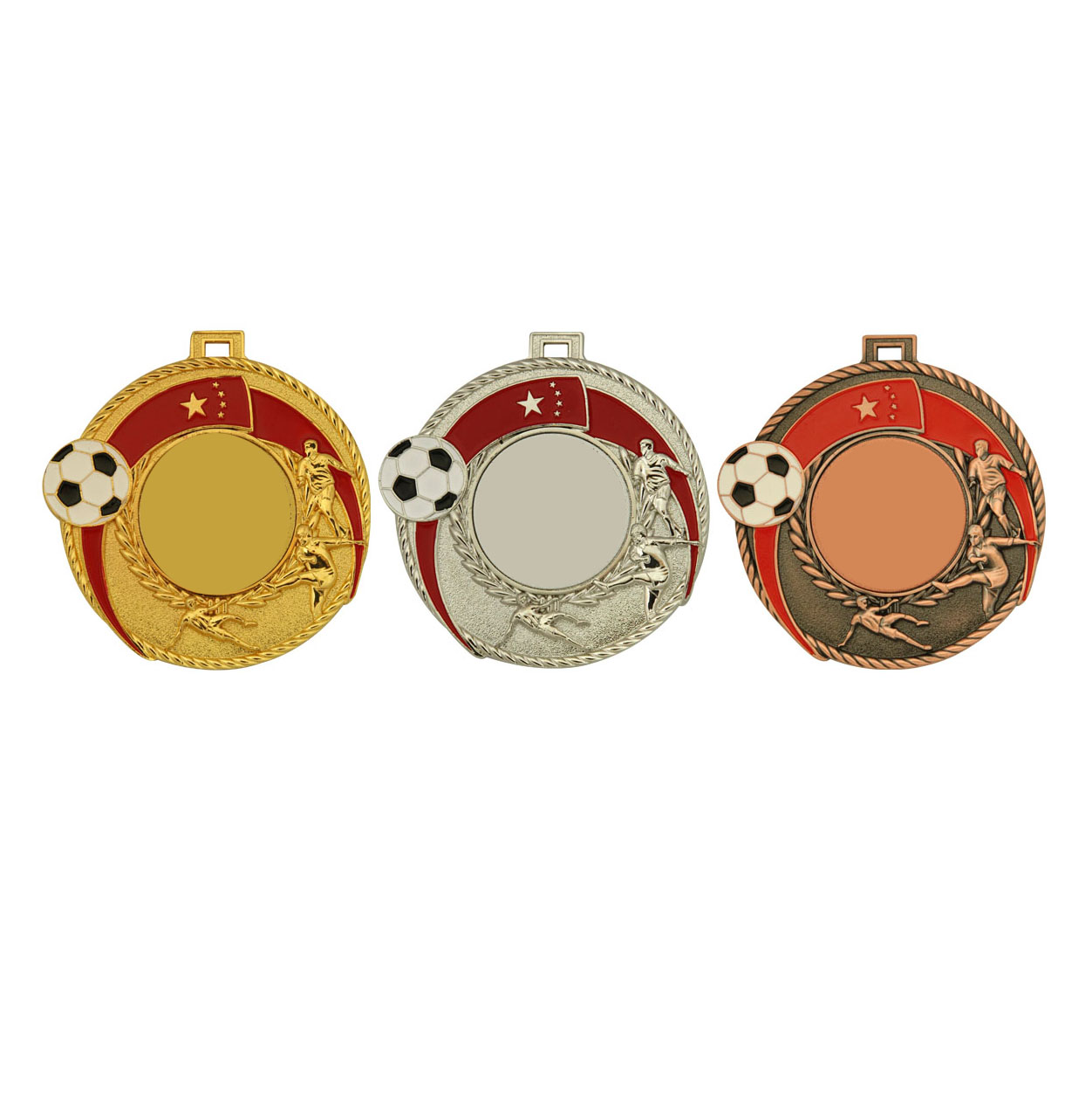 Metal Football Medal