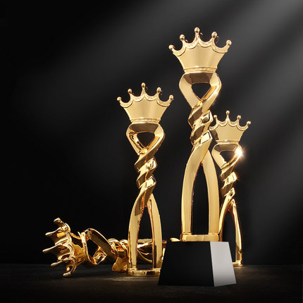 Crown Crystal Trophy