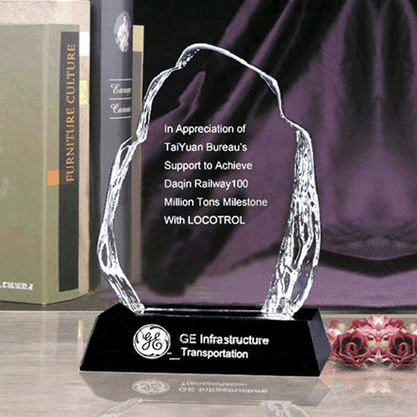 Crystal trophy