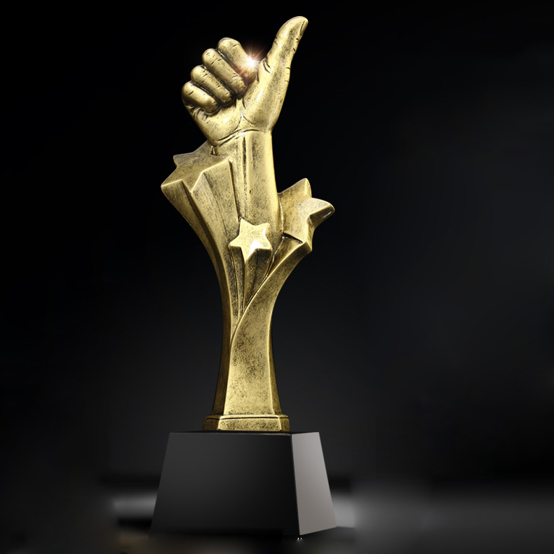 Thumb Crystal Trophy