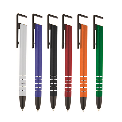 Mobile phone holder touch screen pen